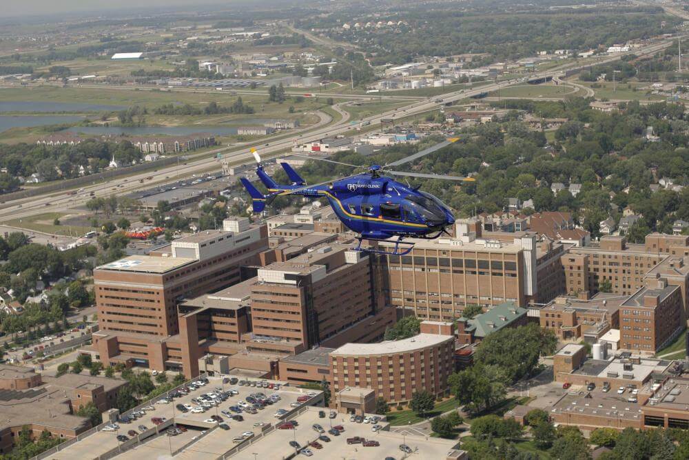 Emergency blood on Mayo One flight saved mother's life AirMed&Rescue